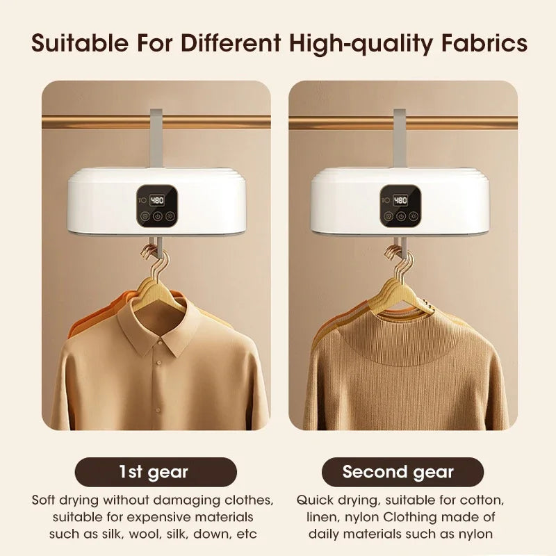 Folded Electric Clothes Dryer Smart Drying Rack Hang Ultraviolet Dryer Machine Portable Travel Warm Air Dryer 220V/110V For Home