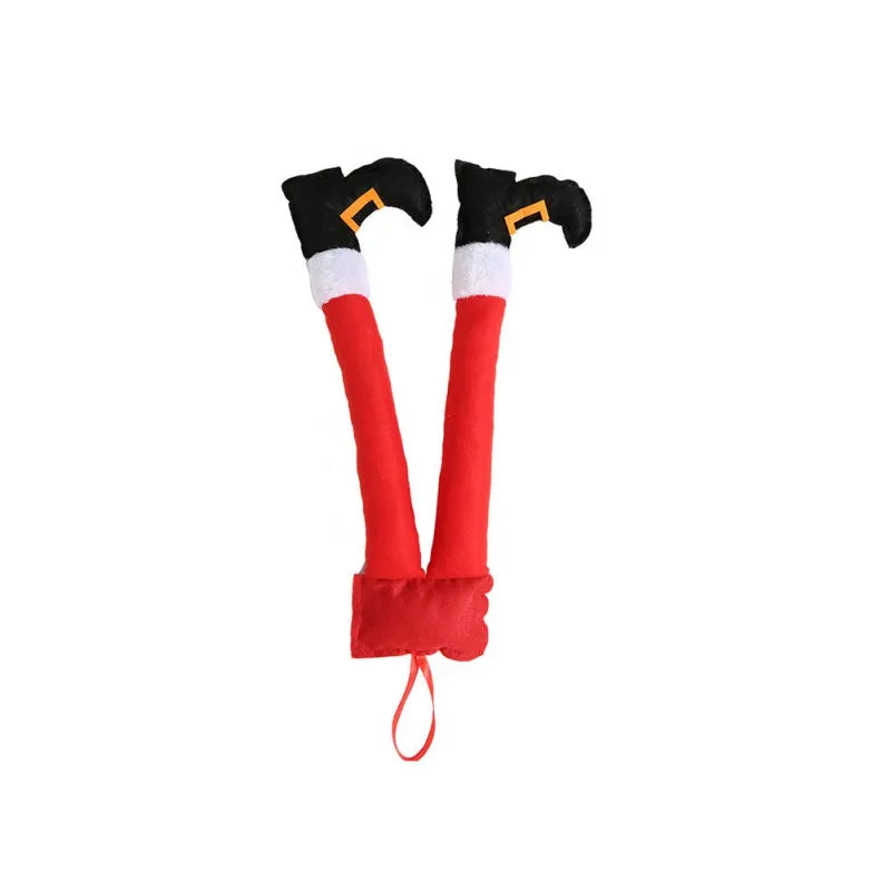 Elf & Santa Claus Legs Ornament