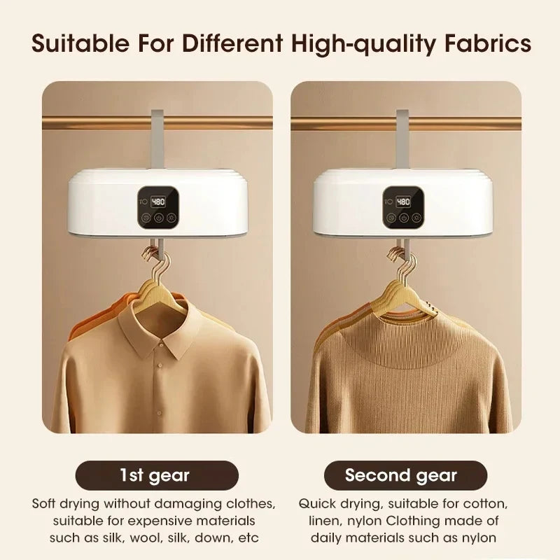 Xiaomi 600W Folded Smart Electric Clothes Dryer Hang Ultraviolet Dryer Machine Portable Travel Remote Control Warm Air Dryer New